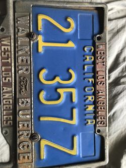 Ford Dealership License. Plate Frame