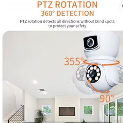V380 PTZ 360  Degree Security Camera 