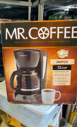 New in box Mr Coffee Machine. Large 12 cups