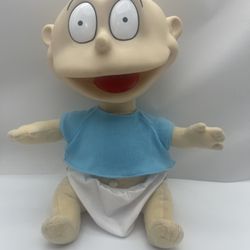 $40. Vintage Rugrats Talking Tommy Pickles Plush Toy 14" 1997 Nickelodeon Working