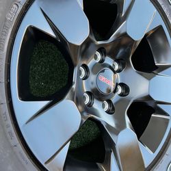 4 NEW GMC SIERRA RIMS&TIRES 18” $1600