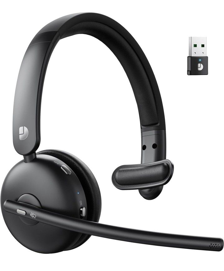 Bluetooth 5.3 Headsets with AI Noise Cancelling