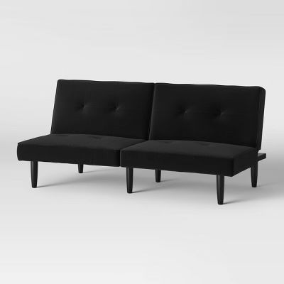 Futon Black Sofa