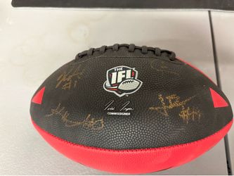 Signed IFL Vegas knight hawks football