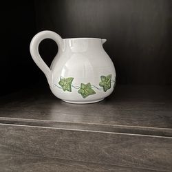 Italian ceramic pitcher