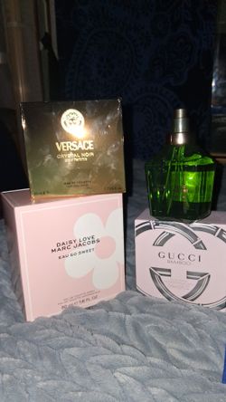 Marc Jacobs, Gucci and Versace perfume