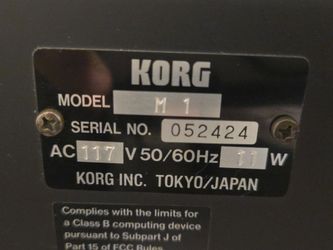 Korg M1 Keyboard
