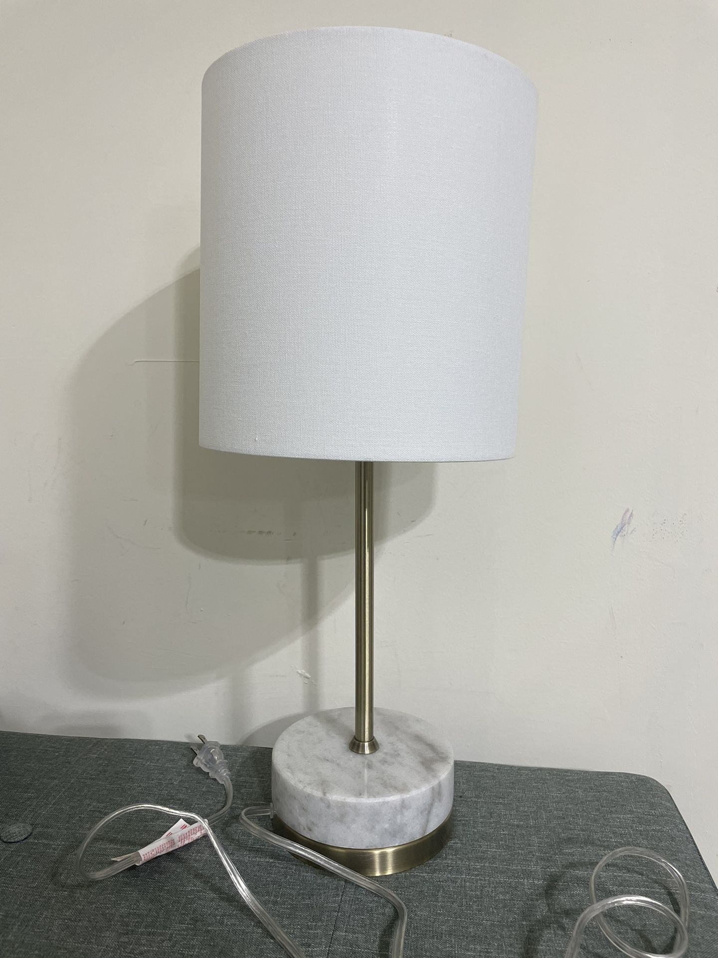 Table Lamp  brass and Marble  