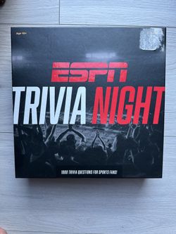 ESPN Trivia Night Sports Trivia Board Game Sealed