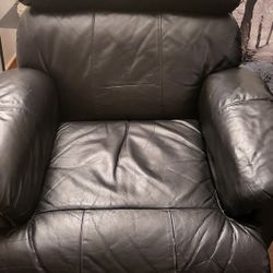 Black Leather Rocker Recliner
