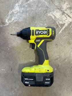 Ryobi pcl23 w/ 18v Lithum battery 4Ah one+