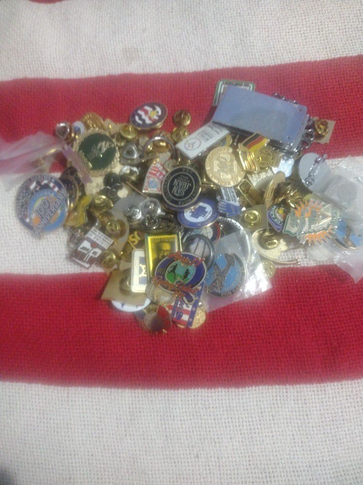 A Bag Of Different Kinda Pin & Stuff