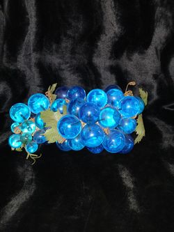 MCM Lucite  Blue Grapes