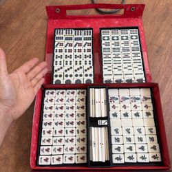 Mahjong bone and bamboo