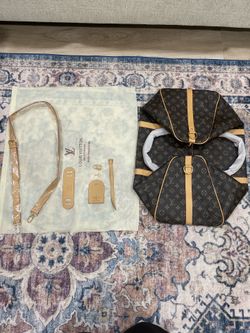 Louis Vuitton Interior Tote - Rose Brown Lining with Gold Hardware