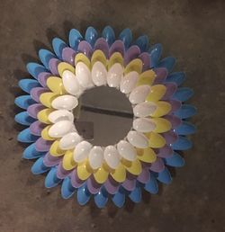 Mirror/wall decoration I made (need to glue a few pieces back on)