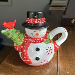 Snowman Teapot