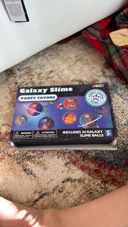 Pack of 12 galaxy slime