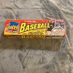 1991 TOPPS MAJOR LEAGUE BASEBALL THE OFFICIAL COMPLETE SET 