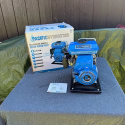 Pacific Hydrostar 68371 98cc 1” Gas Water Pump w/ Box & Manual