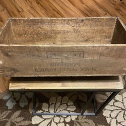 Antique DuPont Black Powder Crate