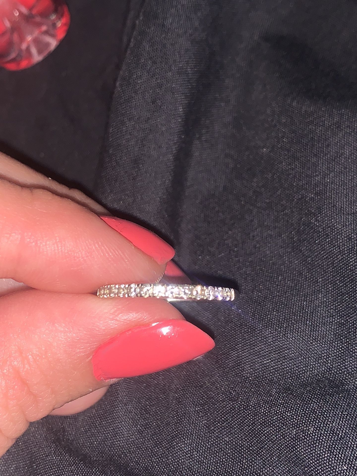 Diamond Wedding Band 1/6 ct tw Round 14K White Gold