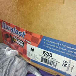 NWT Duralast Brake Shoes RPN #538 