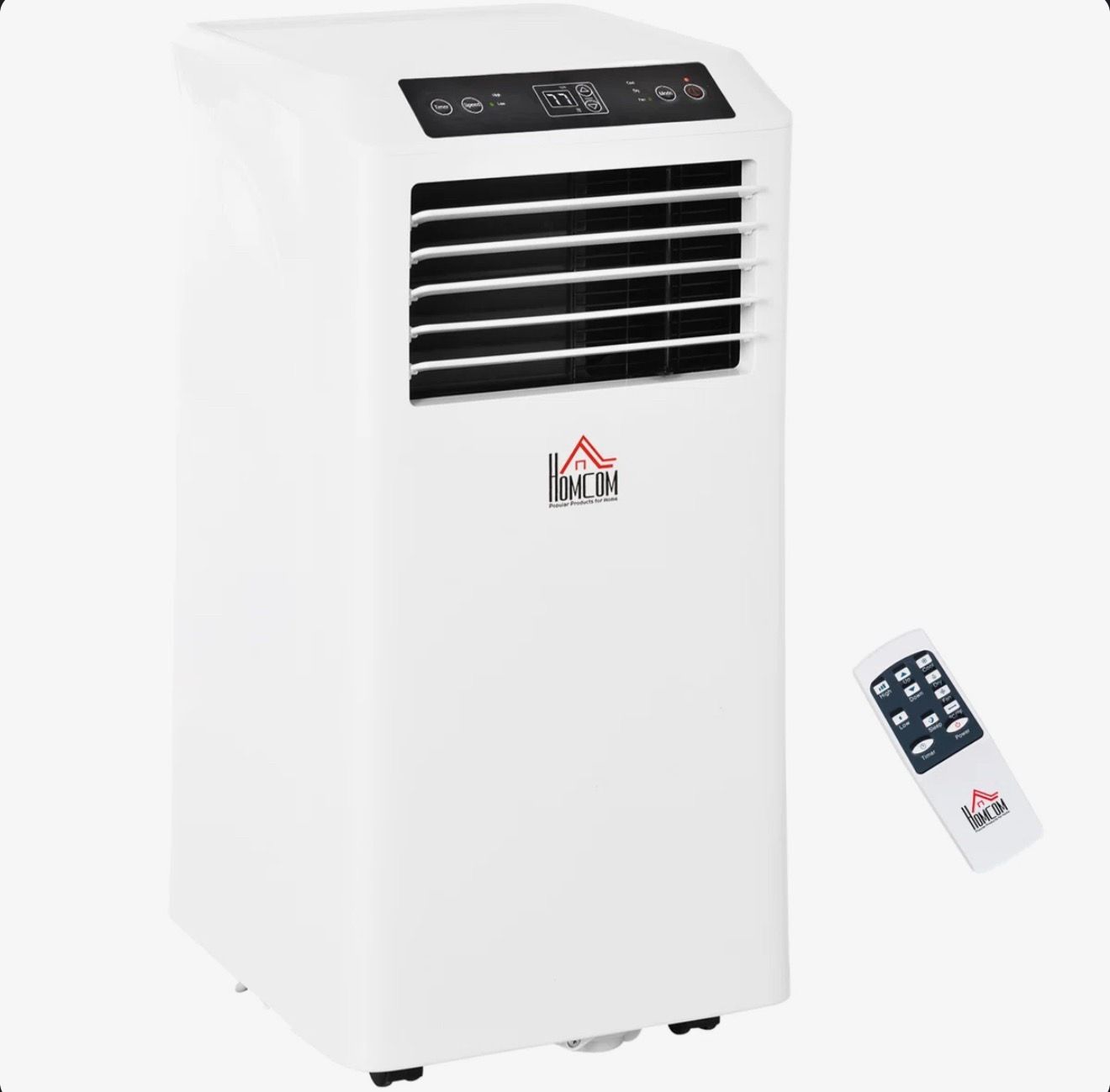 HomCom 8000 BTU Portable Air Conditioner for 344 Square Feet with 823-002V81