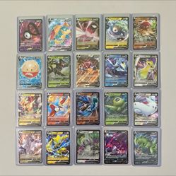 Pokémon SWSH Era Lot Of 18 Ultra Rare Full Art V & 2 Full Art V Promo Cards