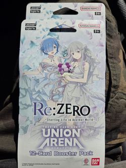 Union Arena Re:Zero 12-Card Booster Pack
