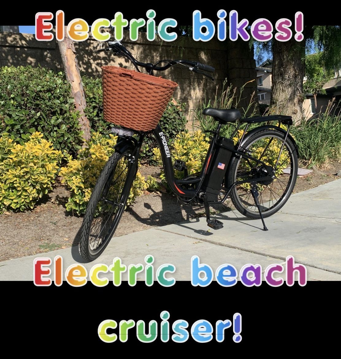 Electric Bike Beach Cruiser