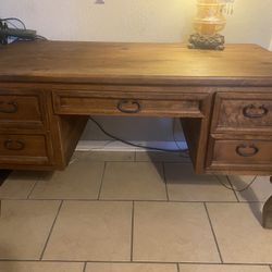 DESK -solid Pine Rustic Desk