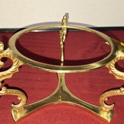 Large Brass Dragon Tripod Plant/Bowl Stand 5 inches tall 6 inches wide P2R065