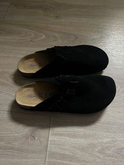 Birkenstock Boston Black clogs