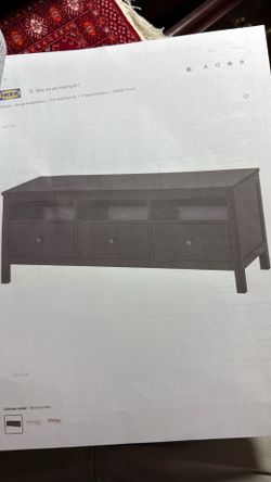 IKEA TV stand with drawers