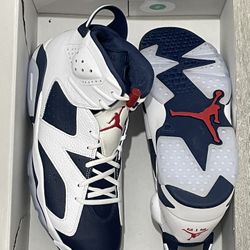 NIKE JORDAN 6 RETRO FRANCE OLYMPIC USA MEN 12 / WOMEN 13.5 “NEW”