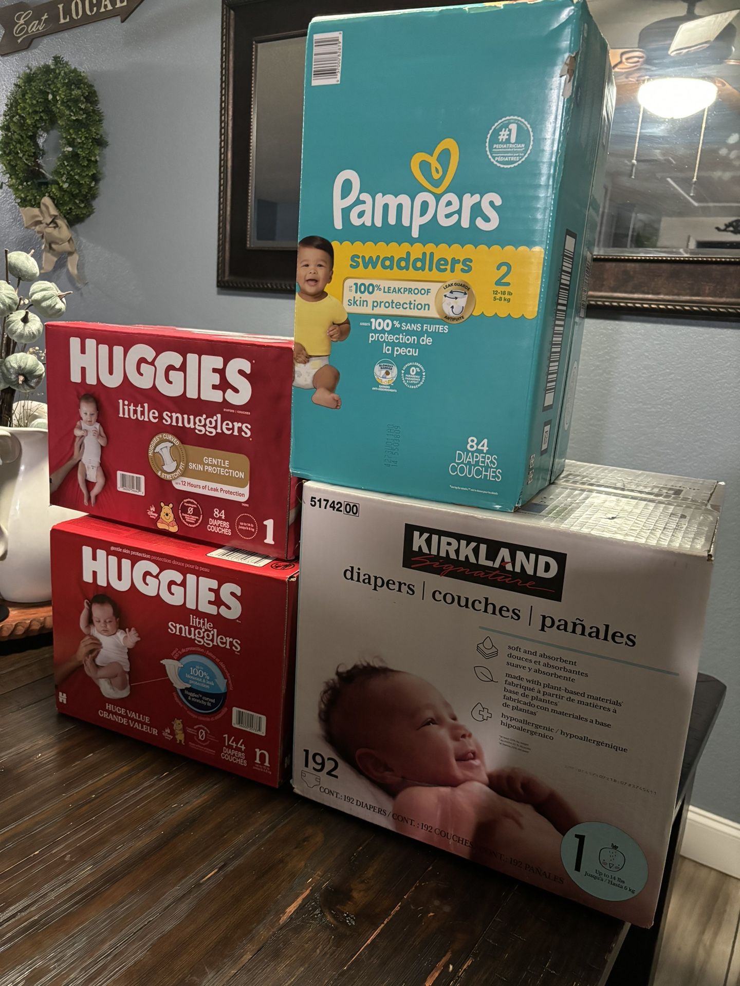 Diapers Package All 4 For $75