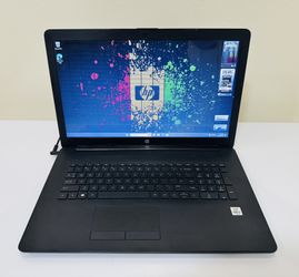 HP 10th Gen LAPTOP 8 Core I5 @3,5GHz( Turbo Speed ).16G DDR4, 512G  M2 NVme. 17” Screen, WIFI/Bluetooth, USB3, Camera, DVD, Card R. New Battery, Win11