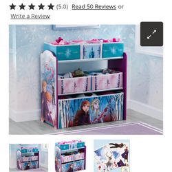 Movie "Frozen" 2-Tier Book Shelf/Shoe Rack