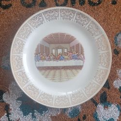 Rare Last Supper 22k Trim Plate