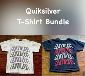 Quiksilver Youth' Graphic Logo T-Shirts, Boy’s Large 12-14