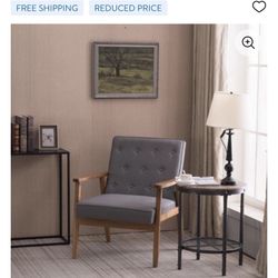 Ktaxon Slipper Chair, Gray