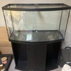 50gal Terrarium (can’t hold water) stand is included. Makes a great terrarium!