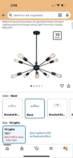 Sputnik Modern Luxury Chandelier 
