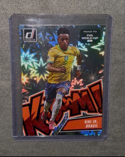 Vini Jr. Donruss Road to FIFA World Cup 2026 Card
