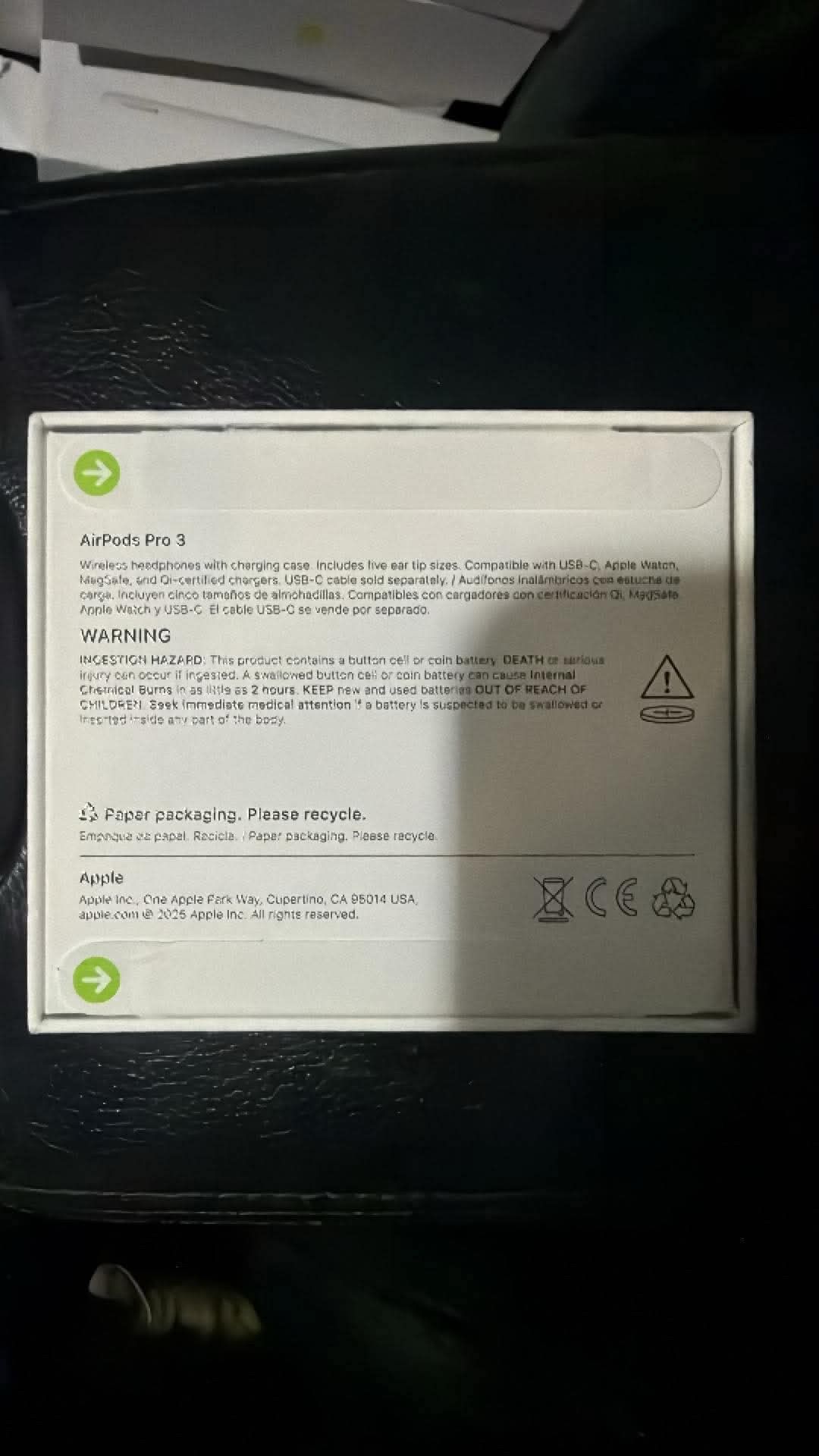 AIRPODS pro 3 AUTHENTIC