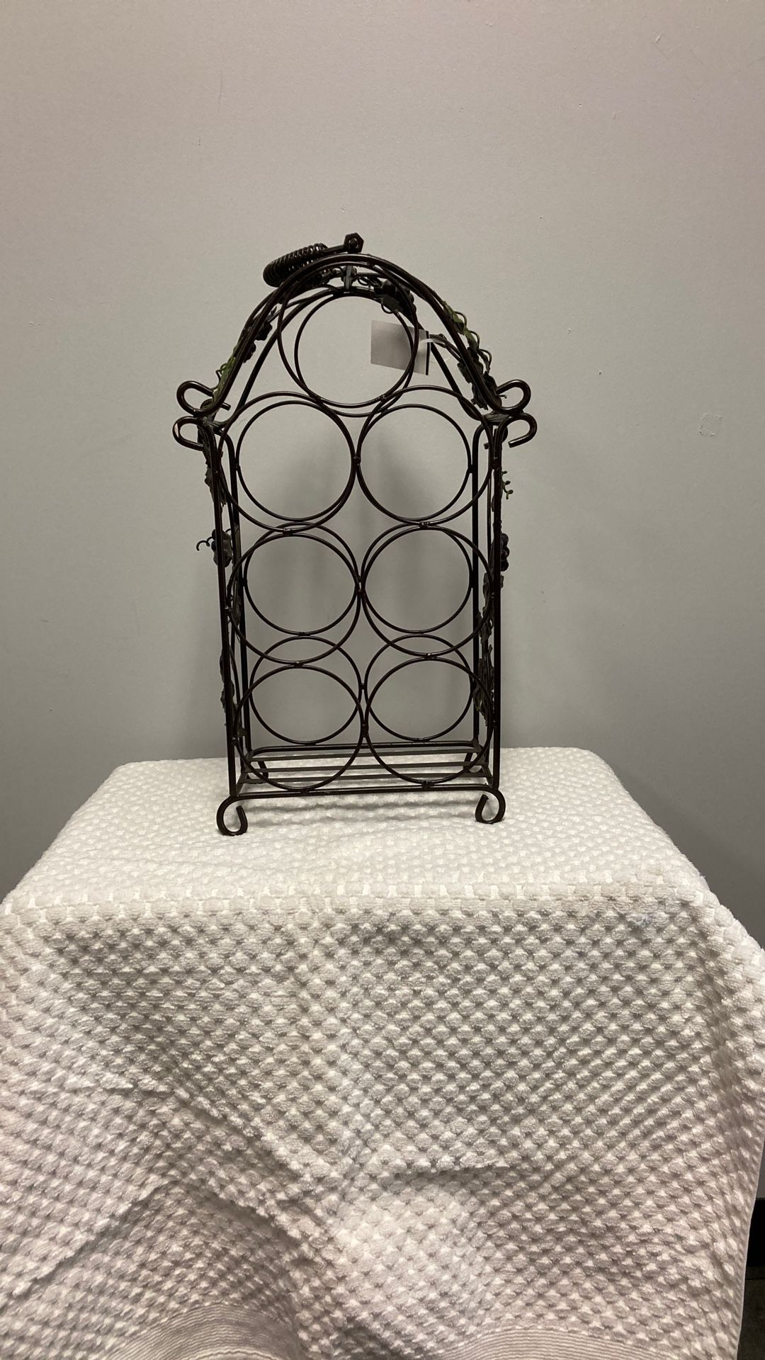 Metal Wine Rack With Grapes Goodwill Norco Store75