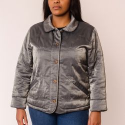 J Gallery Women’s size S golden olive rain winter jacket