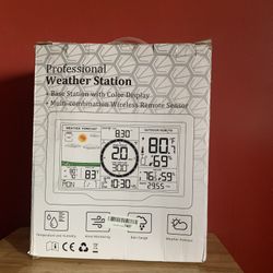 Professional WI-FI Weather Station with Wireless Outdoor Sensor