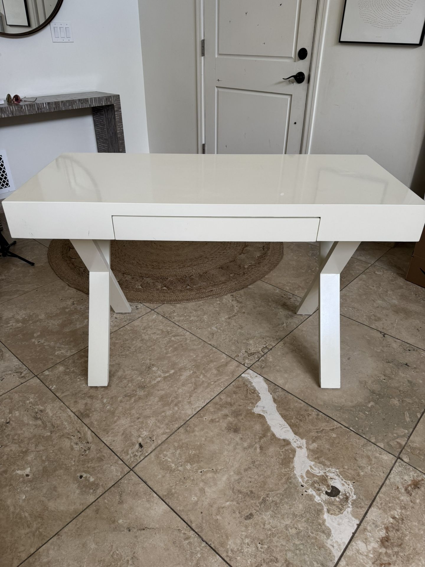 White Desk World Market